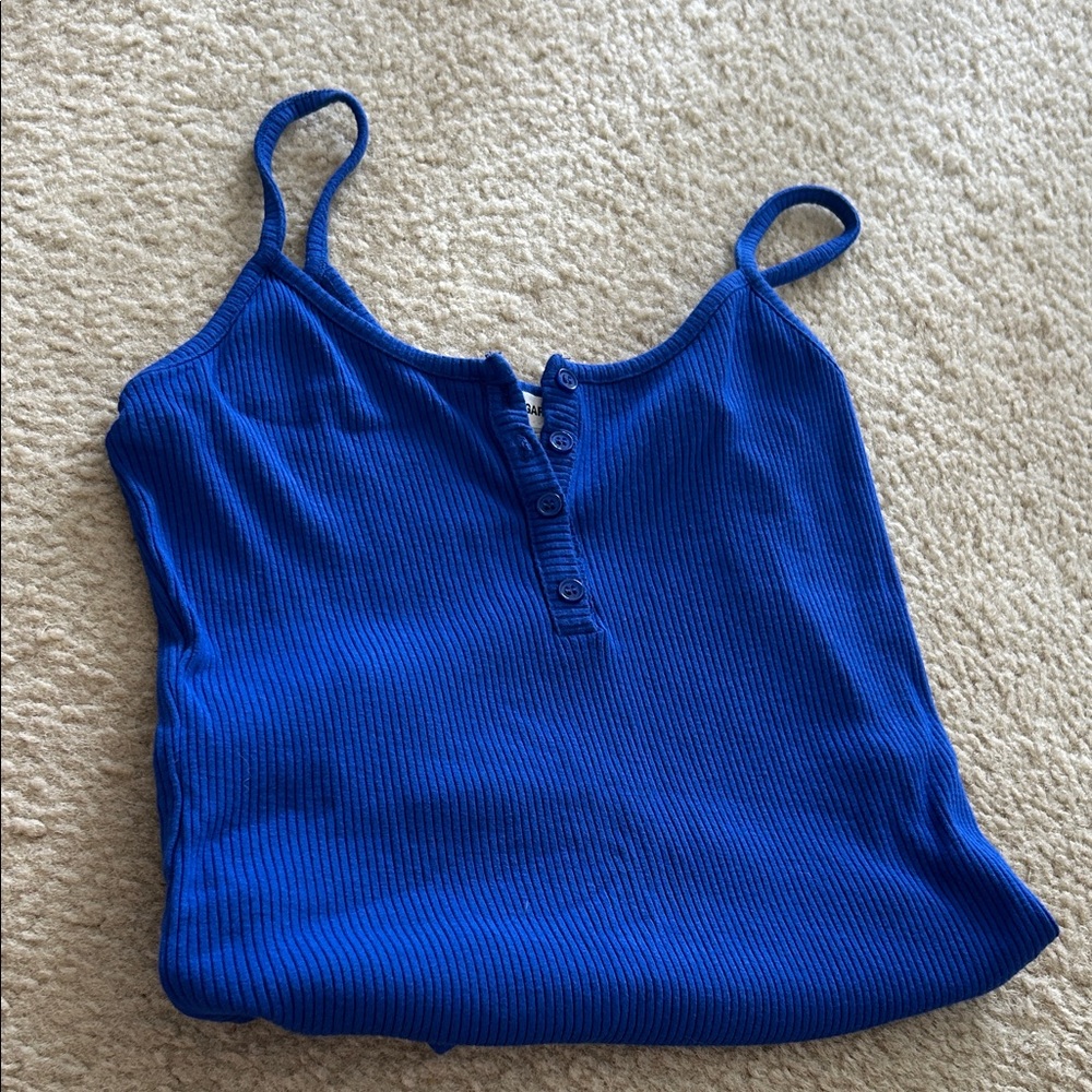 Blue bodysuit